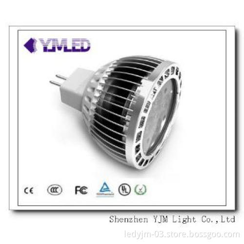 Mr16 6W led spotlights indoor,5*1.2W,CE&RoHS,3 years warranty
